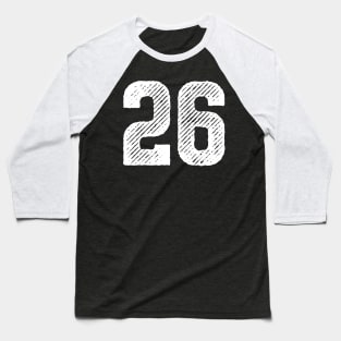 Rough Number 26 Baseball T-Shirt